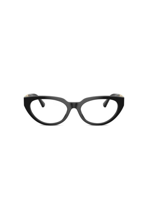 cat-eye glasses