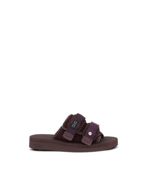 x Suicoke straps topstitching sandals