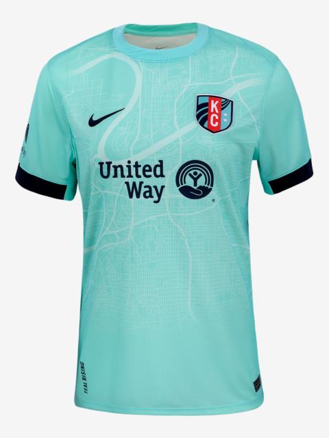 Temwa Chaŵinga KC Current 2025 Stadium Away Women's Nike Dri-FIT NWSL Replica Jersey