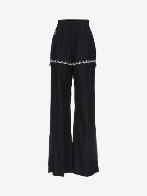 CRYSTAL SLIT TRACK PANT