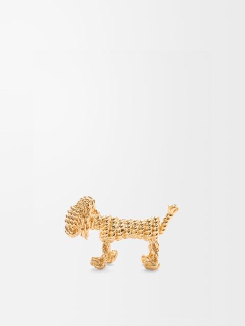 Sausage dog brooch