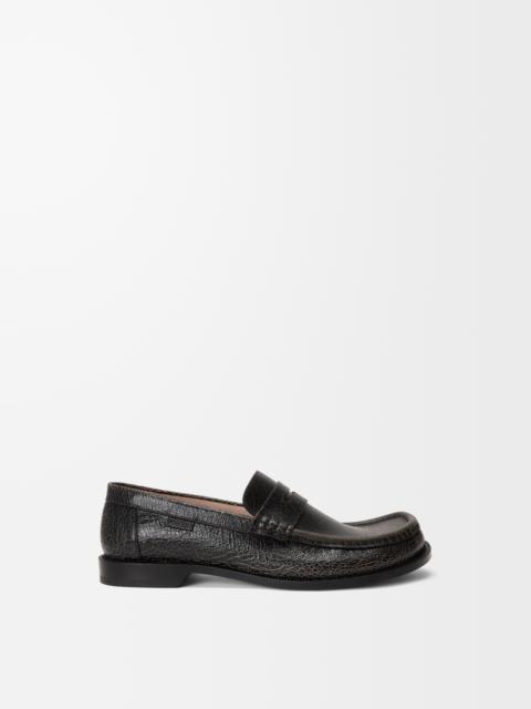 Campo loafer in cracked calfskin