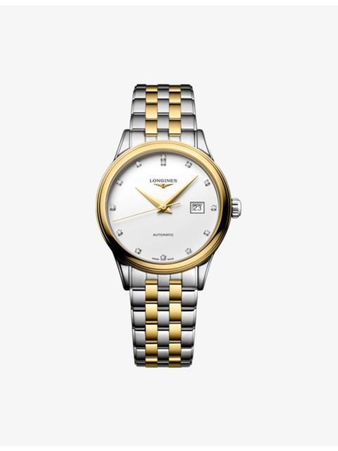 L4.374.3.17.7 Flagship Yellow PVD Coated Stainless-Steel And 0.034ct Diamond Automatic Watch