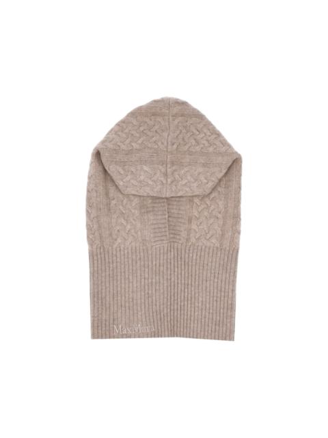 cable-knit balaclava