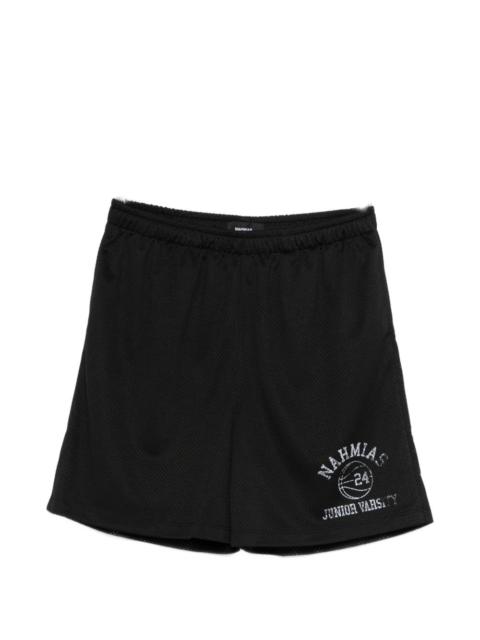 logo-print drawstring shorts