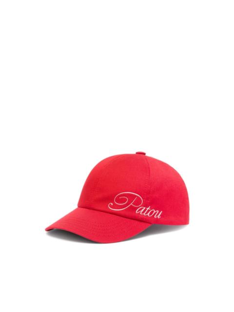 logo-embroidered cap