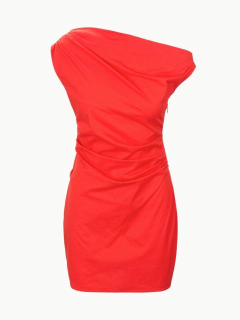 STAUD PHARE MINI DRESS CAYENNE