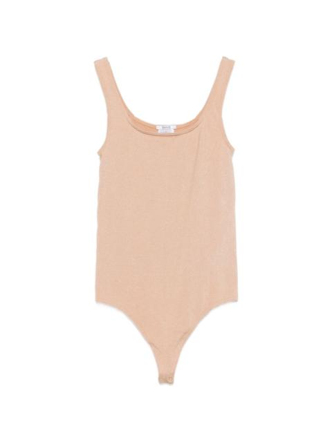 scoop-neck bodysuit