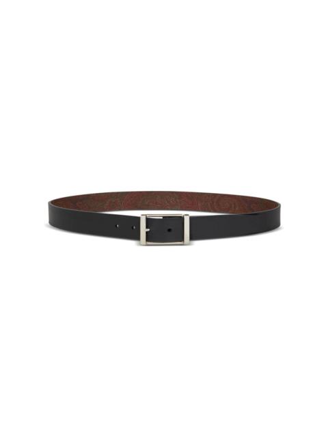 reversible leather belt