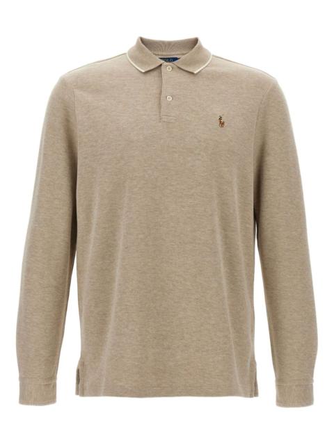 long-sleeve polo shirt
