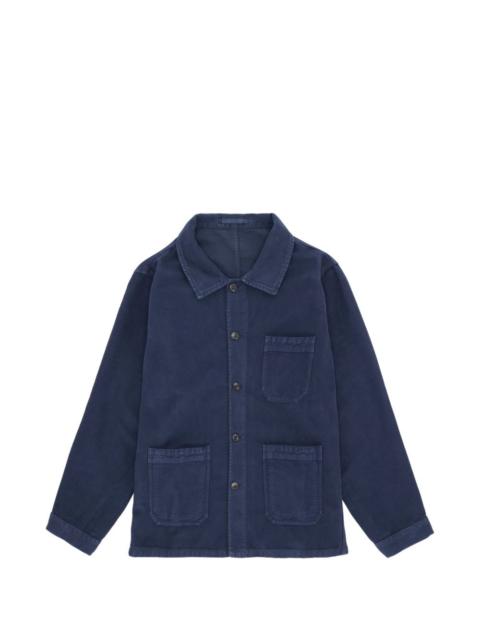 patch-pocket buttoned jacket