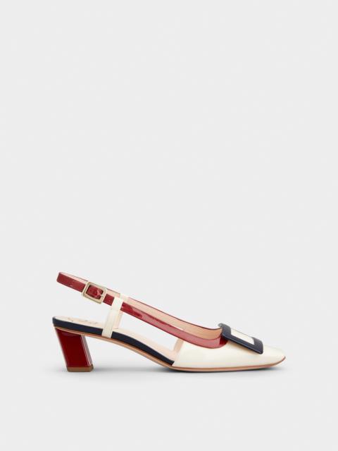 Belle Vivier Slingback Pumps in patent leather
