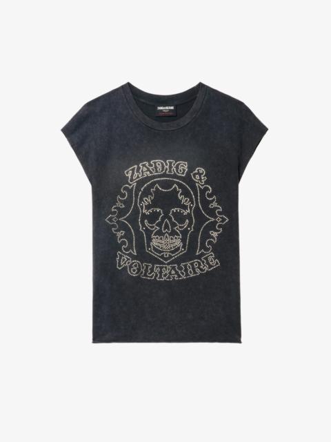 Cloe Black Rhinestone Tank Top