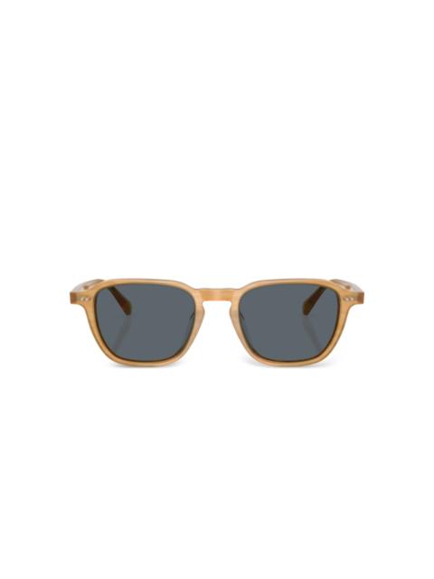 geometric-frame sunglasses