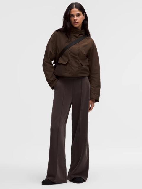 Softstreme Pintuck High-Rise Wide-Leg Pant *Regular