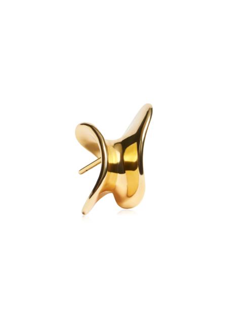 Shadow 18K Gold-Plated Hair Cuff gold