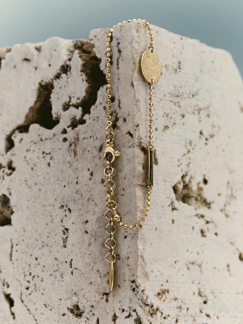 18k Gold bracelet with 0.015ct Diamond