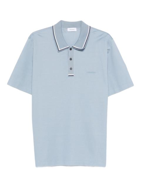 cotton detail polo shirt