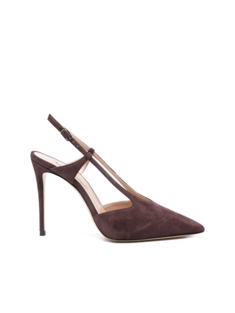 100mm Julia pointed-toe pumps