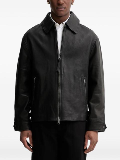 Garrison collared zip jacket