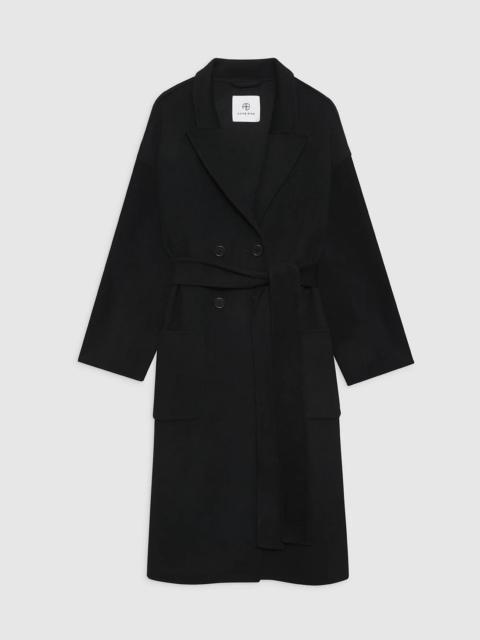 Dylan Coat - Black Cashmere Blend