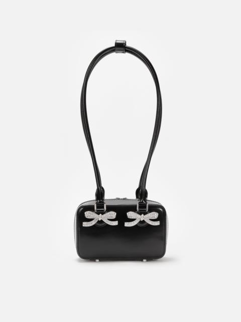 Black Leather Shoulder Bag