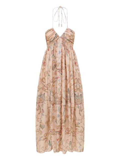 ROSELIGHT HALTER MAXI DRESS