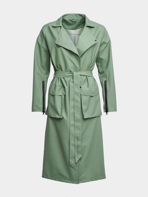 Kista Trench Coat Loden Green