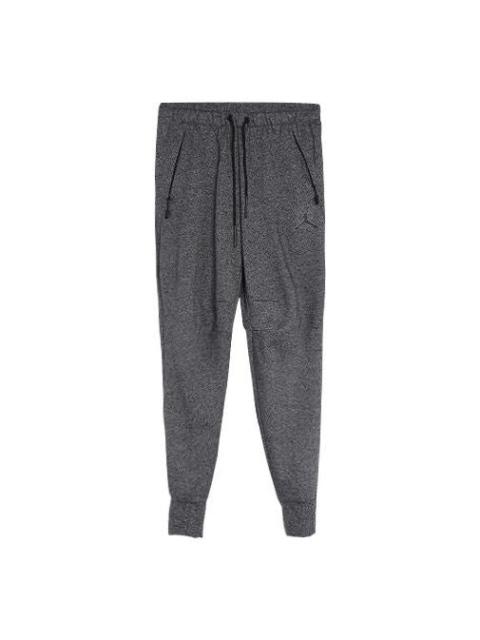 Men's Air Jordan Fleece Lined Athleisure Casual Sports Long Pants/Trousers Gray 809475-010