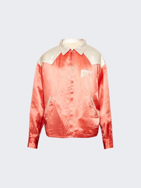 Western Shirt Jacket Red