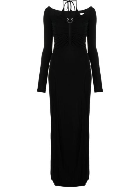 Mobious slit gown