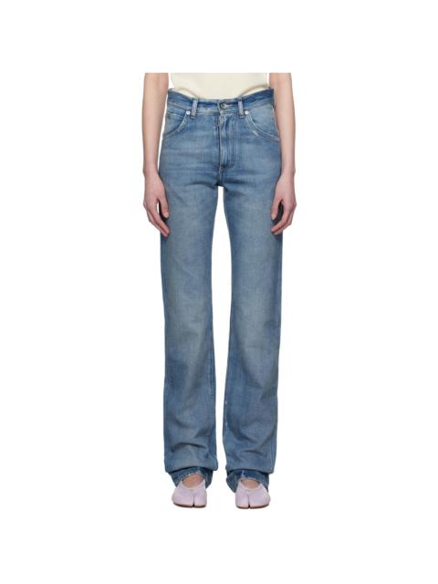 Blue 5 Pockets Jeans