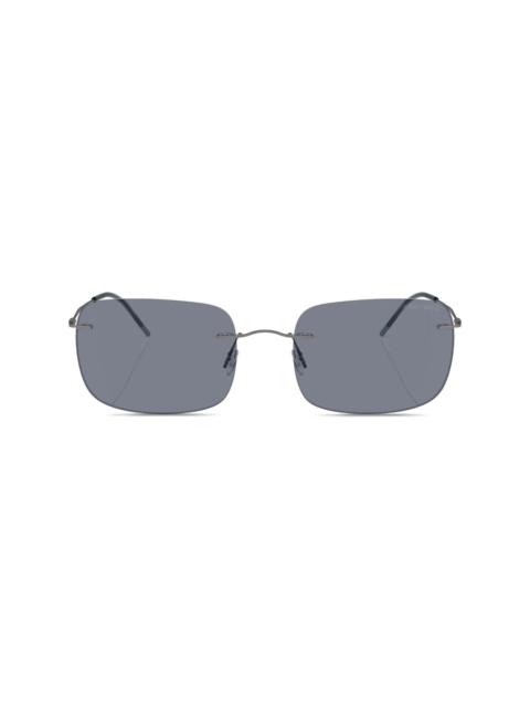 Pillow square-frame sunglasses