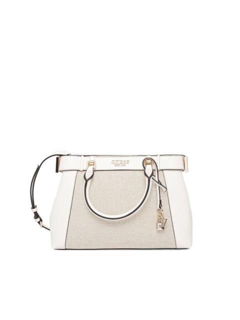 logo-lettering tote bag