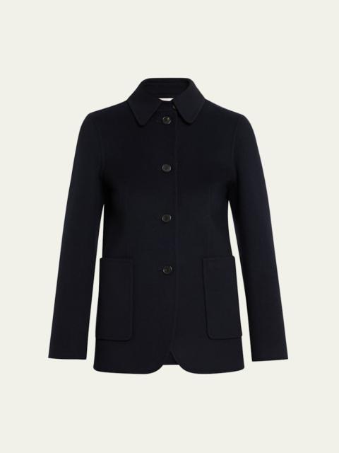 Tiras Single-Breasted Cashmere Jacket