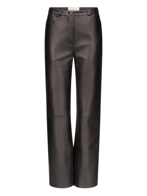 Cobe leather trousers