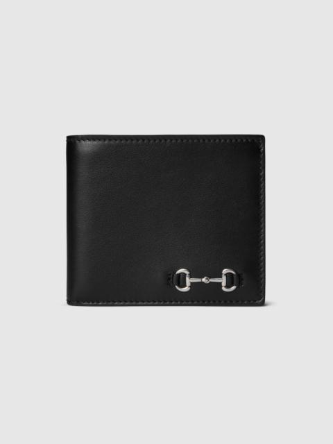 Bi-fold wallet with Horsebit