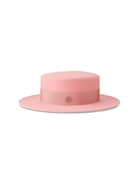 Kiki logo-detail wool fedora