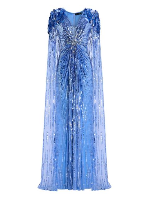 Goldfinger sequin-embellished maxi dress