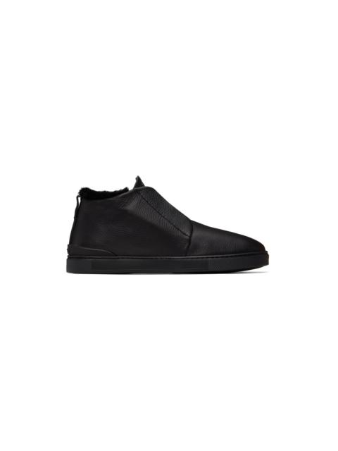 Black Triple Stitch Sneaker