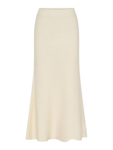 Campbell Knit Maxi Skirt ivory