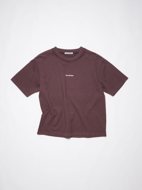 Logo t-shirt - Aubergine purple