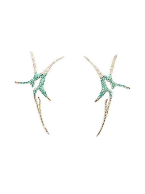 FADING LIME PAVE NOVA EARRINGS