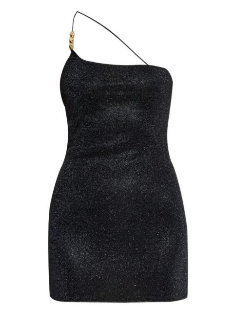 Lumière one-shoulder mini dress
