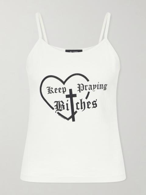 Printed Cotton-jersey Tank