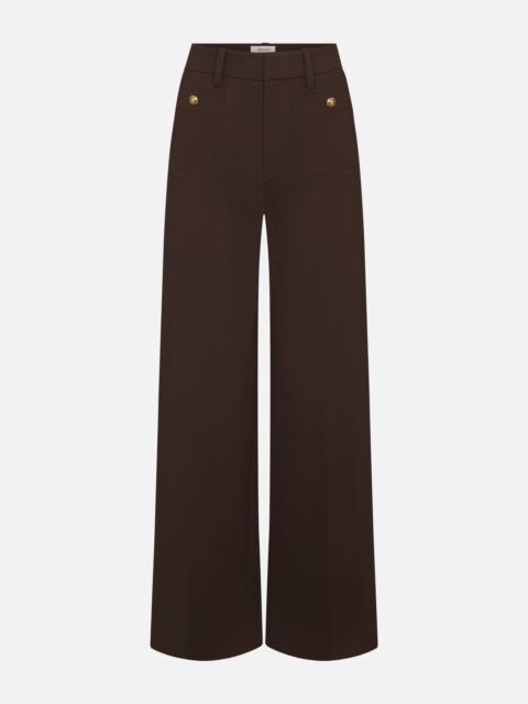 The Slim Palazzo Trouser in Americano