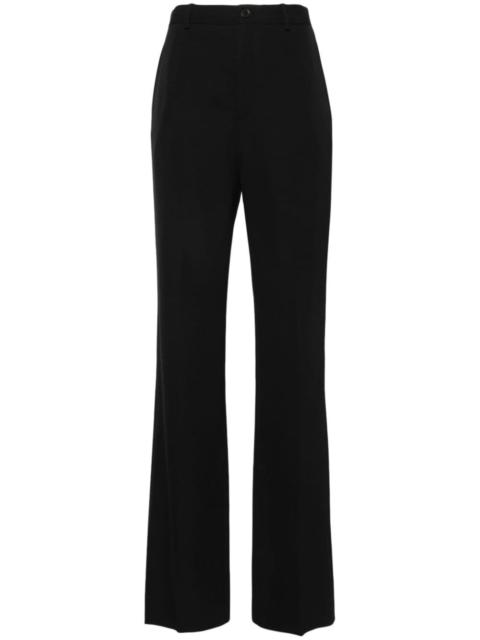 straight-leg tailored trousers