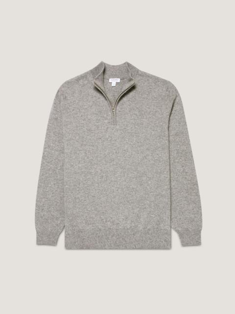 Cashmere Half Zip Jumper
