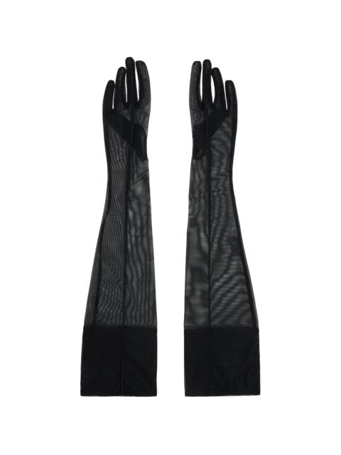 Black Sheer Gloves