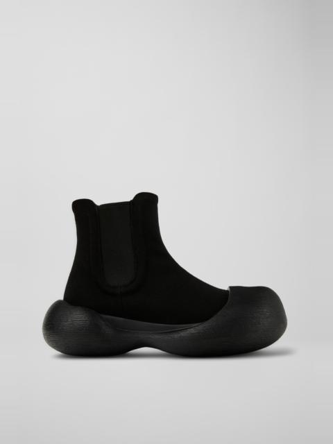 Black TENCEL® Lyocell Ankle Boots